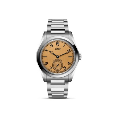 Montre TUDOR  Monarch boîtier en acier, 39 mm, couleur champagne sombre