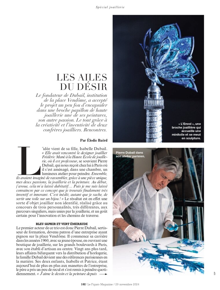 Parution Figaro Magazine Novembre 2024