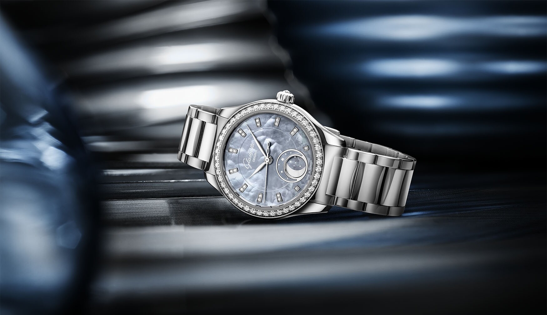 Montre Glashütte Original Serenade Luna Skyline Blue