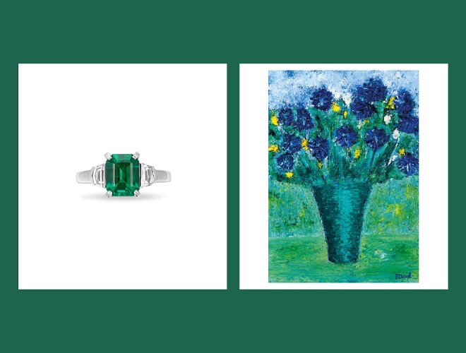 L’émeraude en majesté dans la collection de joaillerie Dubail Paris