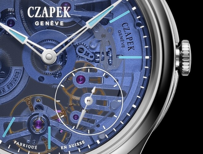 Czapek Promenade Transparencies Aqua Blue : le cadran en saphir qui dévoile le calibre SXH7