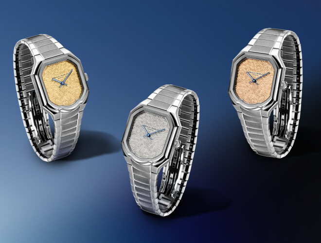 Gerald Charles Masterlink Atelier Edition: the hand-hammered dial