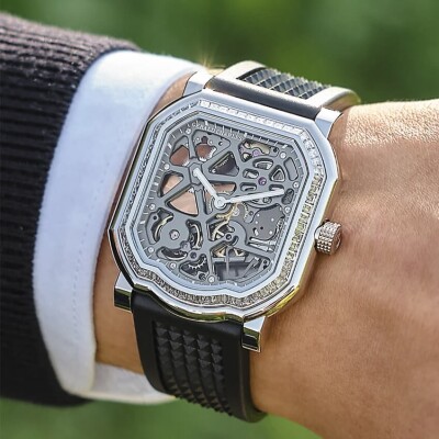 Montre Gerald Charles Maestro 8.0 Squelette Gem-Set Diamonds