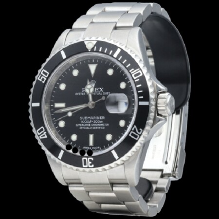 Montre Rolex Submariner Date lunette noire