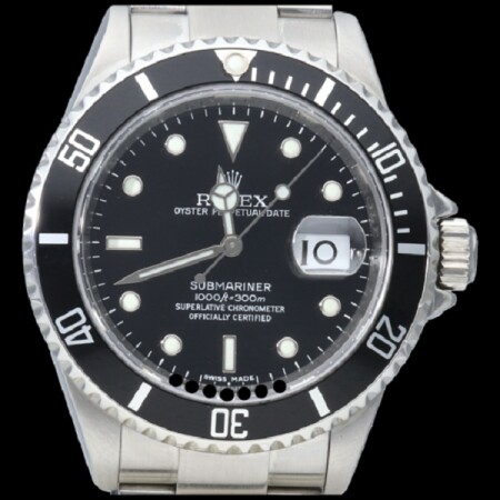 Montre Rolex Submariner Date lunette noire