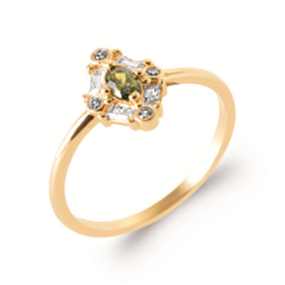 Bague VANESSA – Élégance Royale & Vert Émeraude