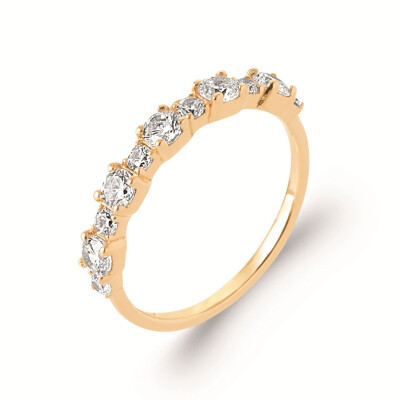 Bague – Alliance Perlée & Éclat Cristallin