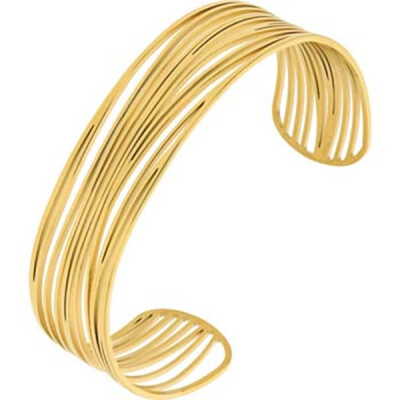 Bracelet Manchette NATHALIE – Éclat Multi-Rangs & Design Solaire