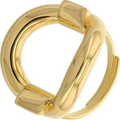 Bague FAUSTINE – Design Ovale & Éclat Graphique