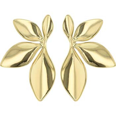 Boucles d'Oreilles CHLOÉ – Éclat Floral & Courbes Poétiques