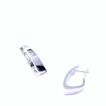 Boucles d'oreilles en or blanc