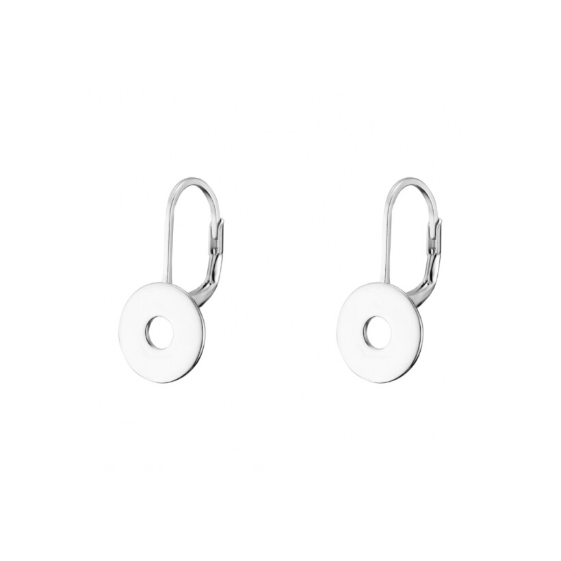 Boucles d'oreilles dormeuse en argent