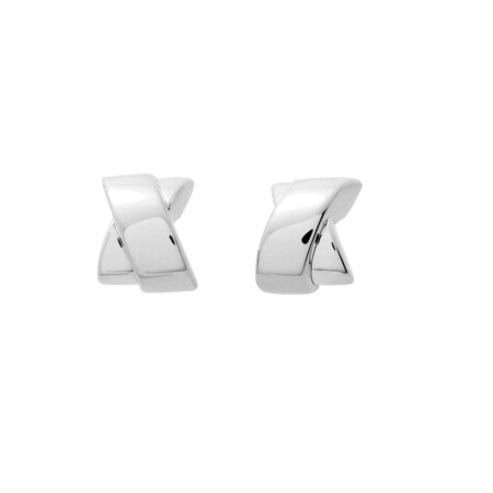 Boucles d'oreilles en or blanc