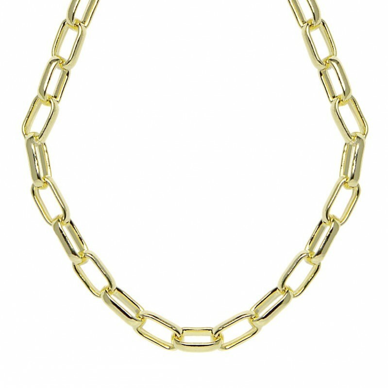 Collier en laiton doré