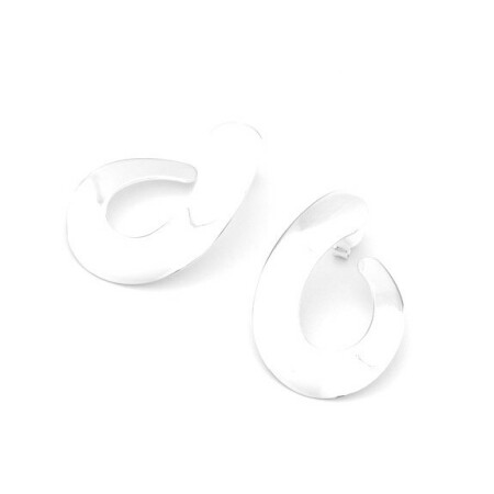 Boucles d'oreilles en argent (32x22mm)