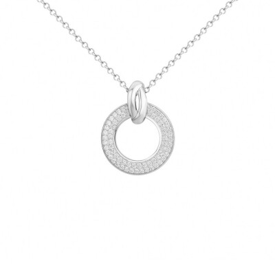 Collier en argent et oxydes de zirconium