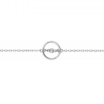 Bracelet La Garçonne en argent et diamant