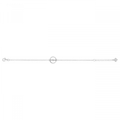 Bracelet La Garçonne en argent et diamant