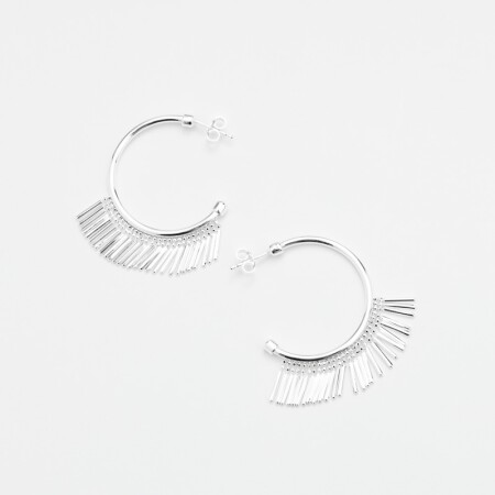 Boucles d'oreilles en argent