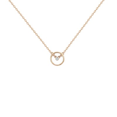 Collier La Garçonne en plaqué et diamant