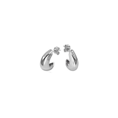 Boucles d'oreilles en argent et oxydes de zirconium