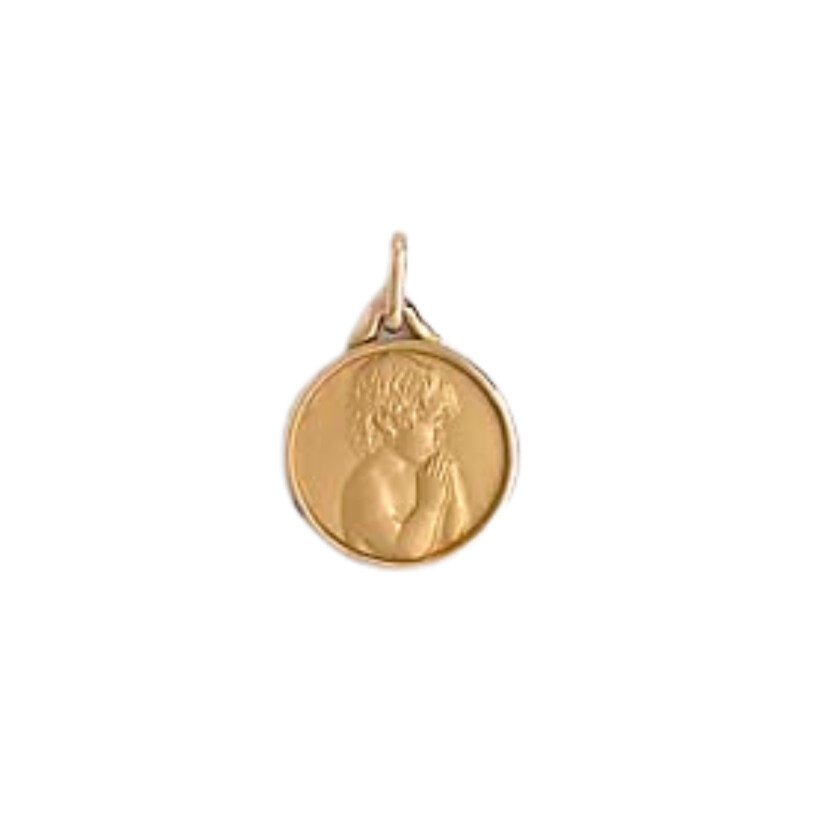 Médaille ange en or jaune