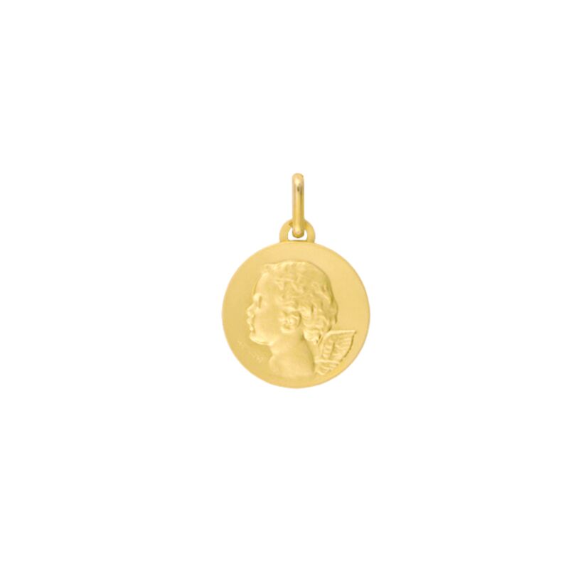 Médaille ange en or jaune