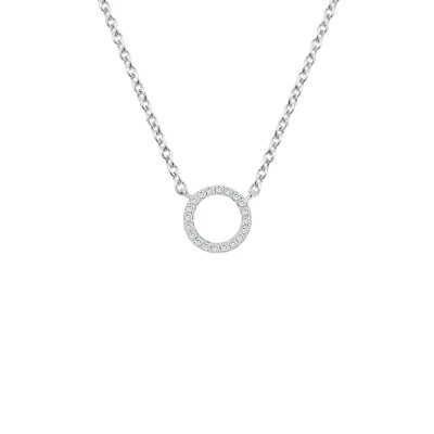 Collier en argent et oxydes de zirconium