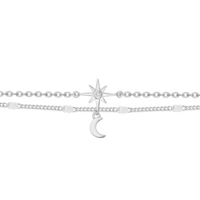 Bracelet La Garçonne en argent et diamant