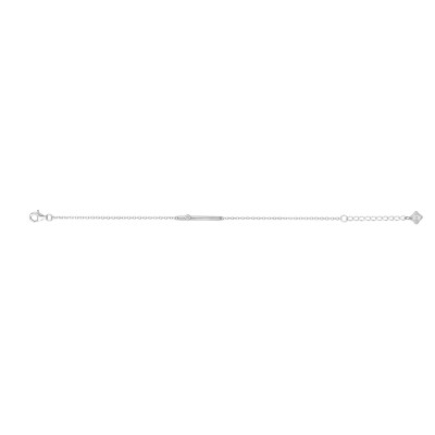 Bracelet La Garçonne en argent et diamant