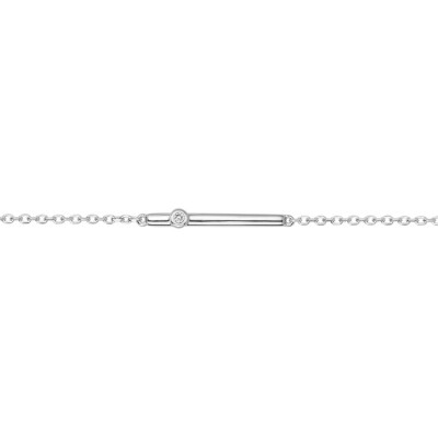 Bracelet La Garçonne en argent et diamant