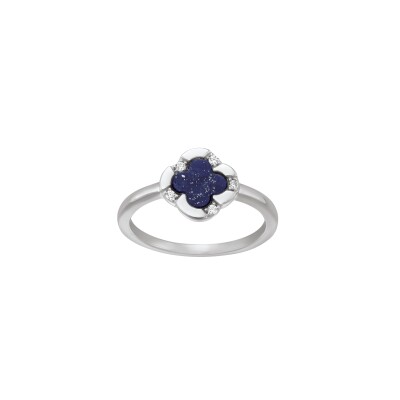 Bague Charles Garnier Légende en argent, lapis lazuli et oxydes de zirconium