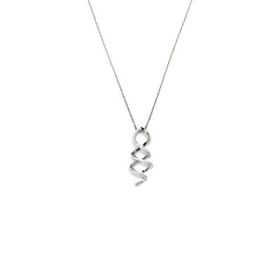Collier en argent et oxydes de zirconium