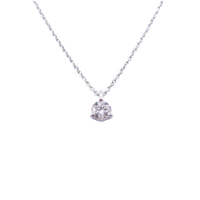 Collier en or blanc et diamant