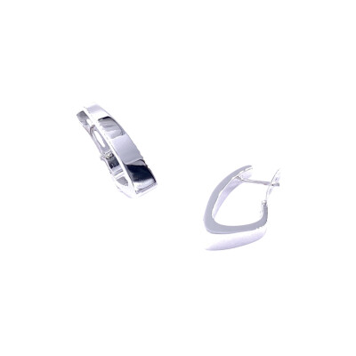Boucles d'oreilles en or blanc
