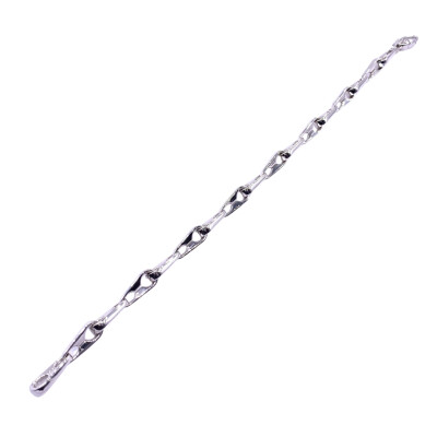 Bracelet en or blanc et diamant