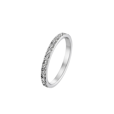 Alliance or blanc effet diamanté 2 mm doigt 54