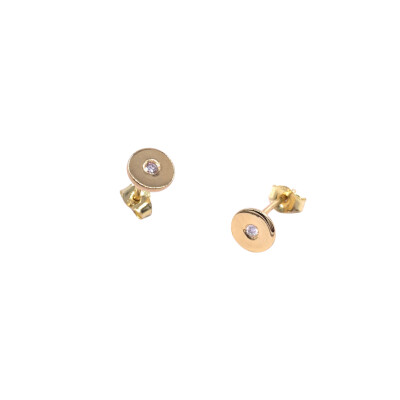 Boucles d'oreilles en or jaune
