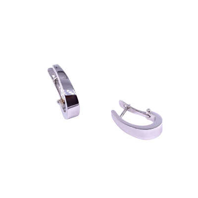 Boucles d'oreilles en or blanc