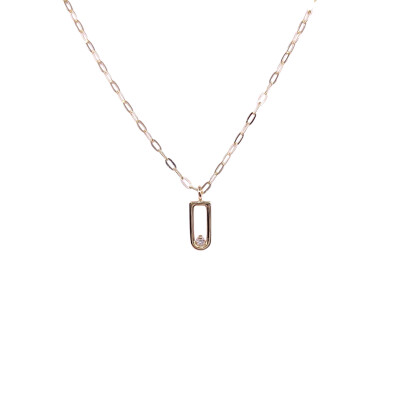 Collier en or jaune et diamant
