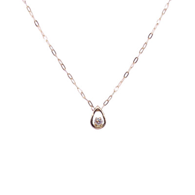 Collier en or jaune et diamant