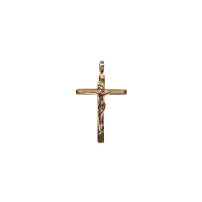 Pendentif Croix en or jaune 26x18 mm