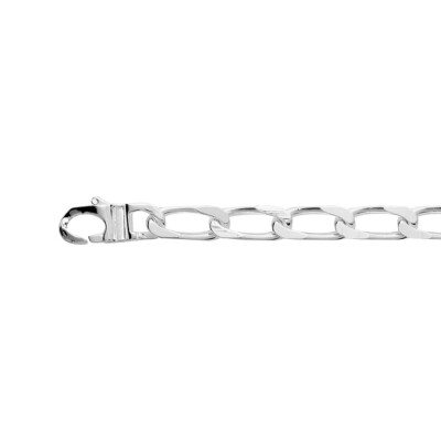 Chaîne maille cheval en argent, taille 55cm, largeur 6mm