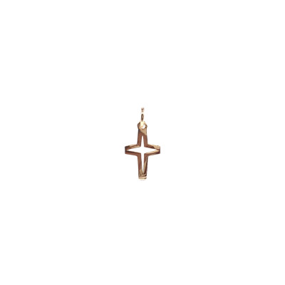 Pendentif Croix en or jaune 13x8 mm
