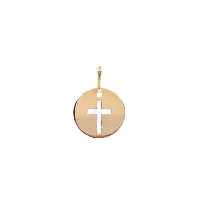 Médaille Croix ajourée en or jaune