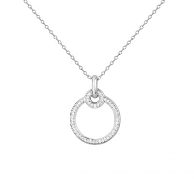 Collier en argent et oxydes de zirconium