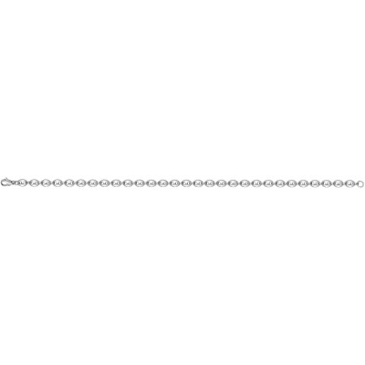 Bracelet en acier maille grain de café