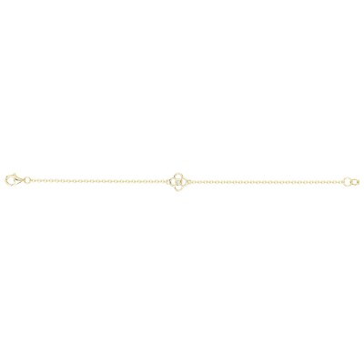 Bracelet La Garçonne en plaqué or et diamant