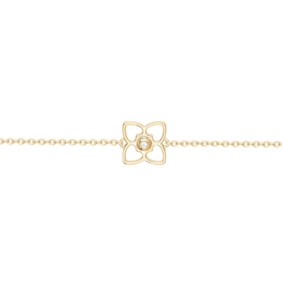 Bracelet La Garçonne en plaqué or et diamant