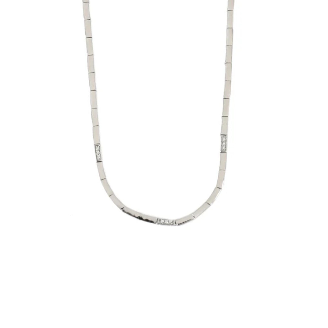 Collier en argent et oxydes de zirconium